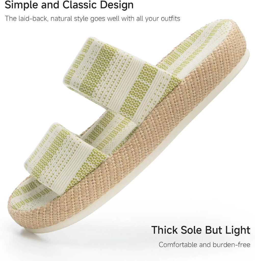 Green and Beige