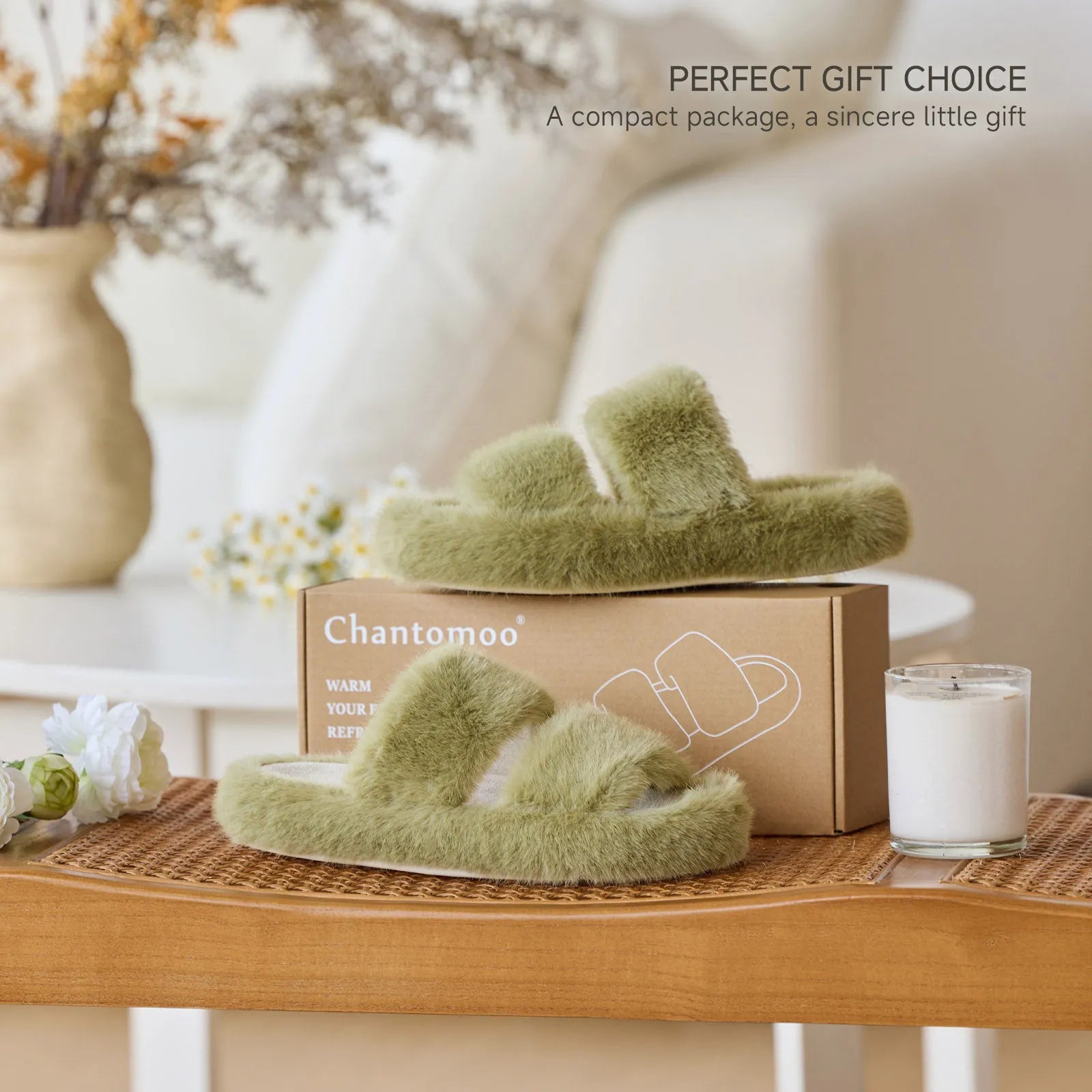 Soft moss green