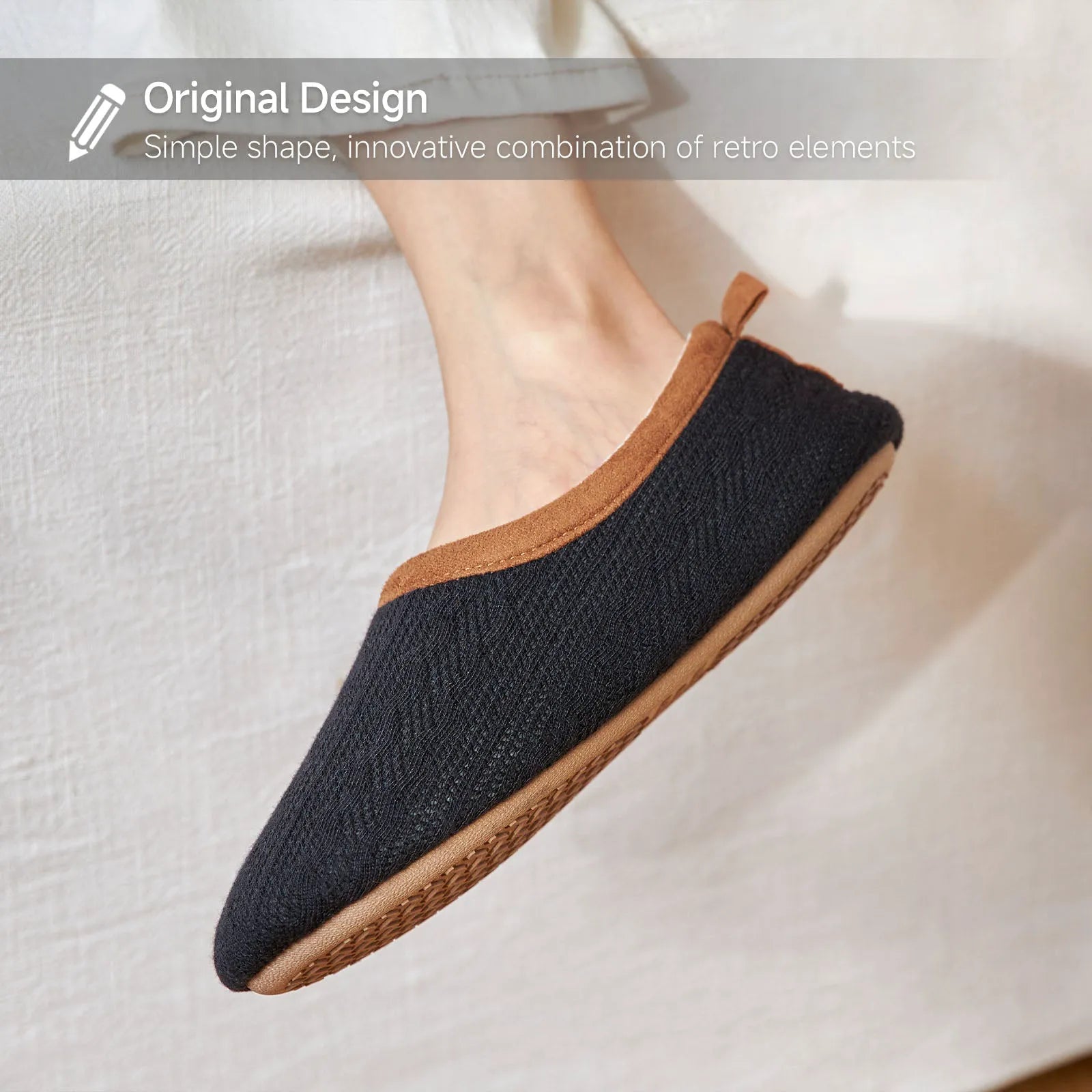 Classic black with chestnut trim