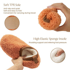 Warm apricot orange with chestnut trim
