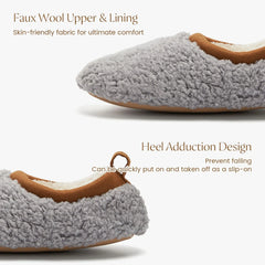 Soft pebble gray with chestnut trim