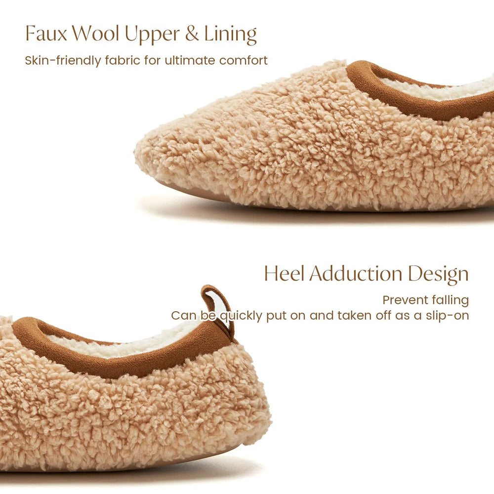 Warm almond beige with chestnut trim