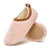 blush pink with chestnut trim