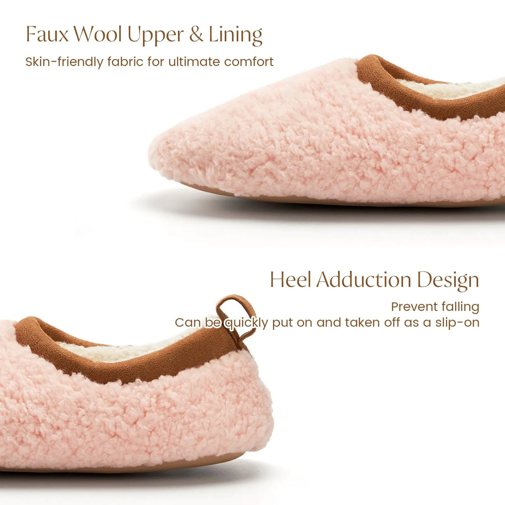 blush pink with chestnut trim