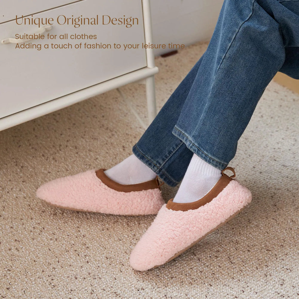 blush pink with chestnut trim